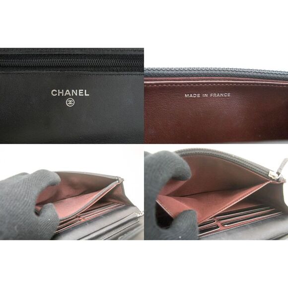 Chanel Wallet On Chain Black Leather Shoulder Bag (Pre-Owned) - Picture 7 of 12